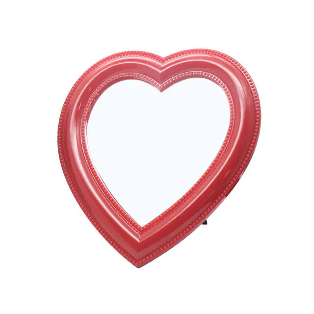 Heart-Shaped Wall-Mounted Tabletop Decorative Mirror - KENDRI SHOP