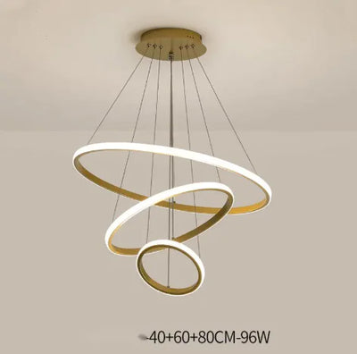 Living Room Chandelier Dining Room Lamp Intelligent Simple Household Chandelier - KENDRI SHOP