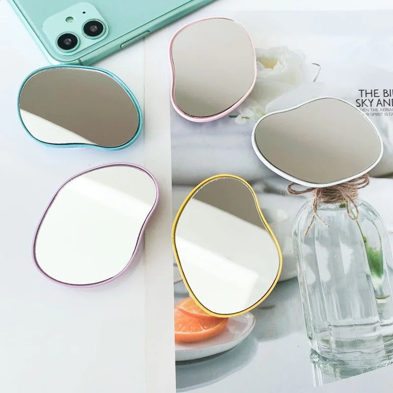 Irregular Decorative Compact Makeup Mirror and Phone Holder - KENDRI SHOP