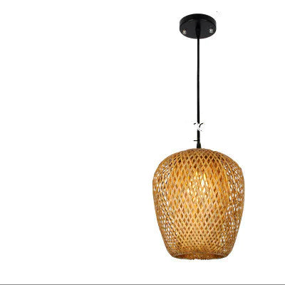 Bamboo Woven Chandelier - KENDRI SHOP