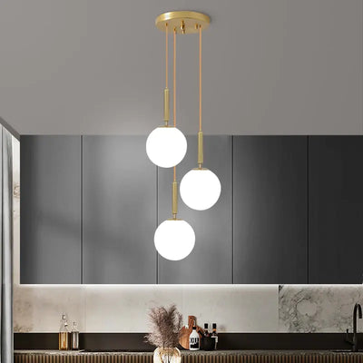 Modern Led Glass Ball Chandelier Lights - KENDRI SHOP