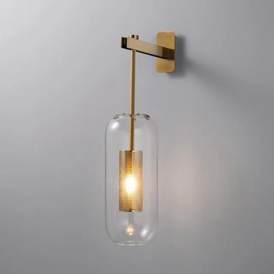 Modern Glass Wall Light Sconce Decorative LED Mirror - KENDRI SHOP