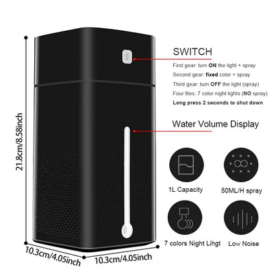 Ultrasonic Air Humidifier Diffuser - KENDRI SHOP