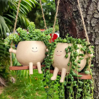 Swing Face Planter Pot - KENDRI SHOP