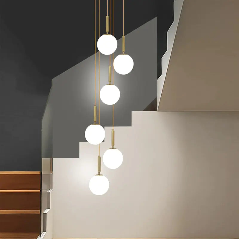 Modern Led Glass Ball Chandelier Lights - KENDRI SHOP
