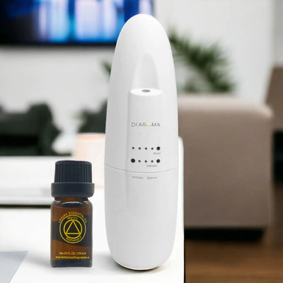DiAroma Plug in Waterless Diffuser with Free My Way Zen- Fragrance Diffuser Waterless Diffuser for Essential Oil Wall Diffuser Plug in- Up to 500 Sq.Ft | Essential Oil Aromatherapy Diffuser (White) - KENDRI SHOP