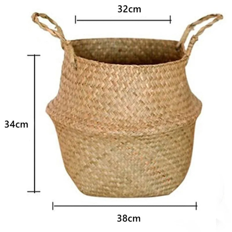 Seagrass Hanging Planter Basket - KENDRI SHOP