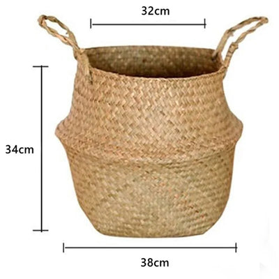 Seagrass Hanging Planter Basket - KENDRI SHOP