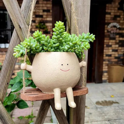 Swing Face Planter Pot - KENDRI SHOP