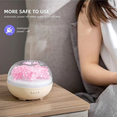 Eternal Flower aromatherapy ultrasonic essential oil diffuser - KENDRI SHOP