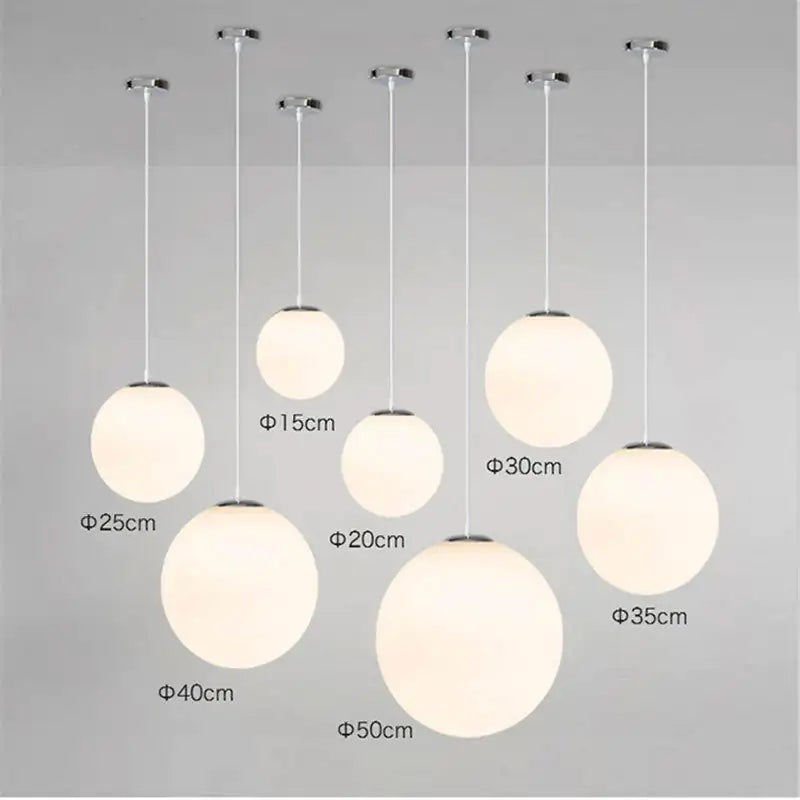 Modern Style Glass Sphere Ceiling Light - KENDRI SHOP