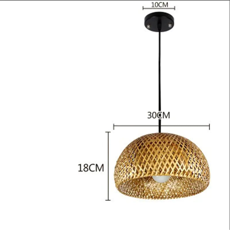 Bamboo Three-Head Pendant Light for Modern Interiors - KENDRI SHOP