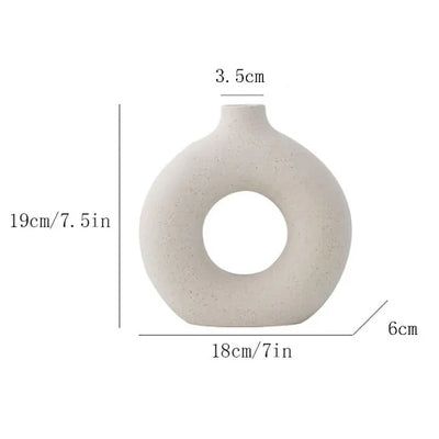 Ceramic Flower Vase - KENDRI SHOP
