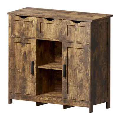 Storage Cabinets,Wooden Floor Cabinet,with Drawers And Shelves Storage Cabinets,Accent Cabinet For Living Room,Bedroom,Bathroom Furniture Home Decor - KENDRI SHOP
