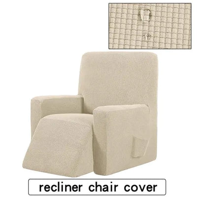 Waterproof Checkered Elastic Sofa Cover for Recliners - KENDRI SHOP