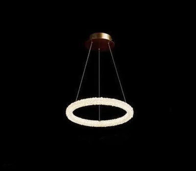 Crystal Ring Chandelier - KENDRI SHOP