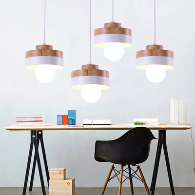 Modern Style Wooden Acorn Chandelier - KENDRI SHOP