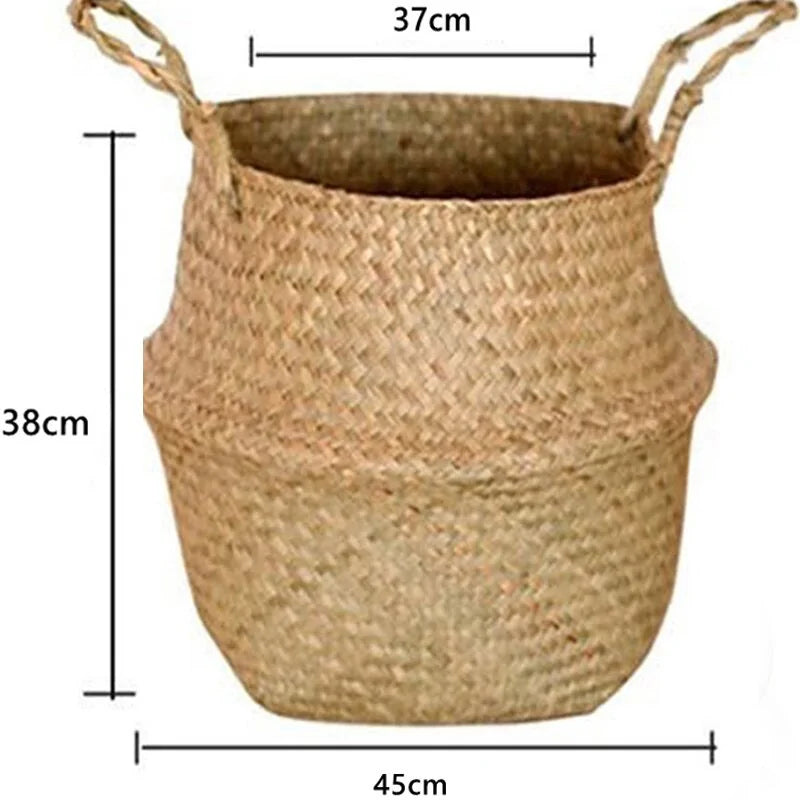 Seagrass Hanging Planter Basket - KENDRI SHOP