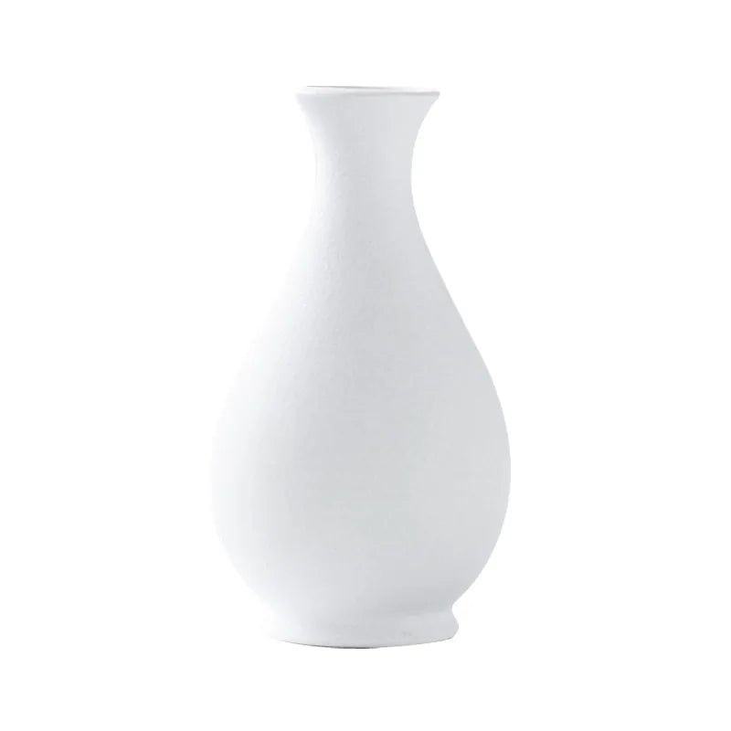 Mediterranean Frosted Ceramic Vase - KENDRI SHOP