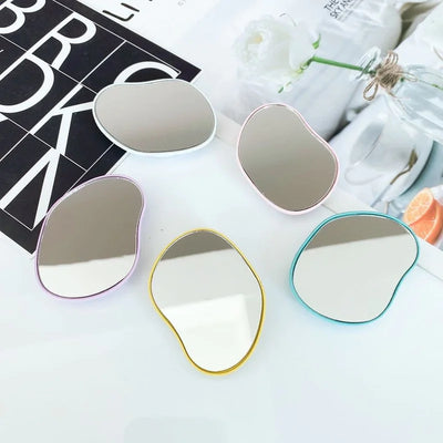 Irregular Decorative Compact Makeup Mirror and Phone Holder - KENDRI SHOP