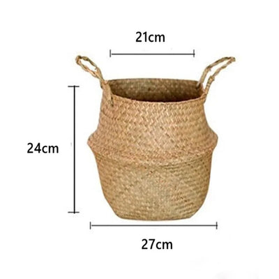 Seagrass Hanging Planter Basket - KENDRI SHOP