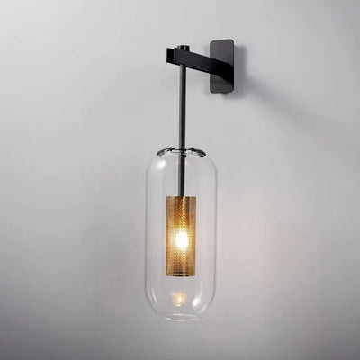 Modern Glass Wall Light Sconce Decorative LED Mirror - KENDRI SHOP