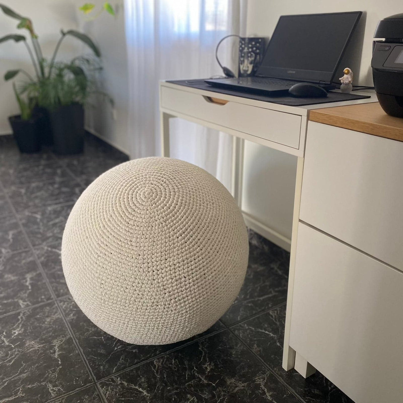 Yoga Ball Cover, 45 cm Cover for Gym Balls - KENDRI SHOP